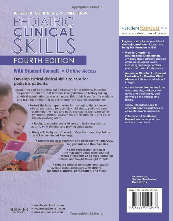 Pediatric Clinical Skills by Goldbloom