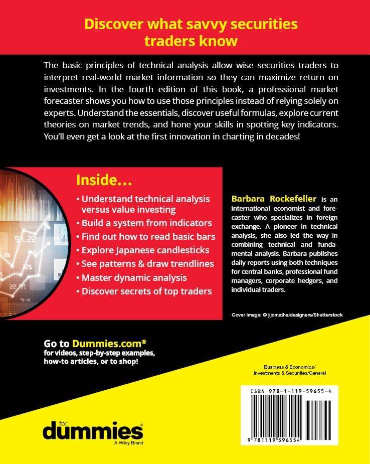 Technical Analysis For Dummies by Barbara Rockefeller