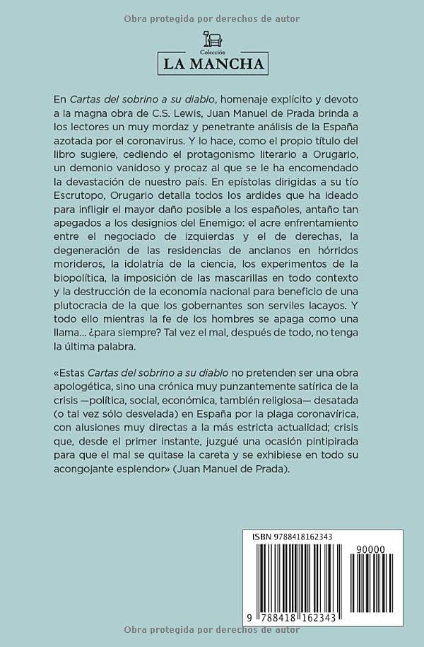 Cartas del sobrino a su diablo: Crónicas de la España coronavírica (Spanish Edition) by Juan Manuel de Prada