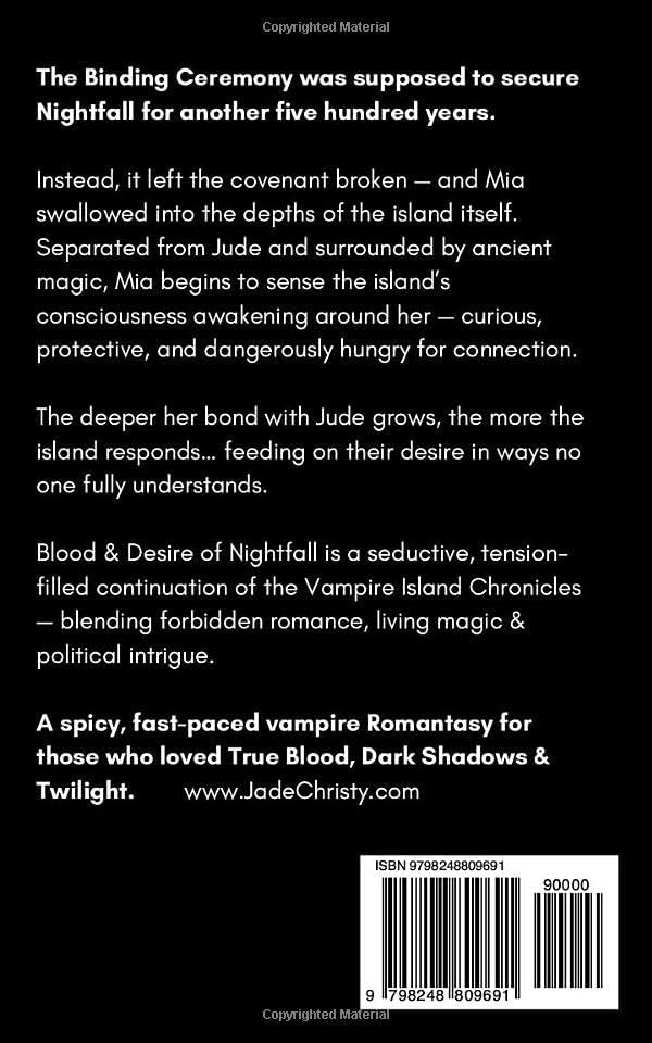 Blood & Desire of Nightfall: A Vampire Romantasy (Vampire Island Chronicles) by Jade Christy