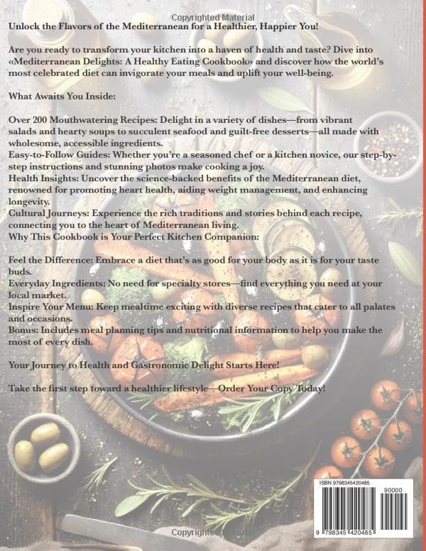 Mediterranean Diet Cookbook For Beginners: Healthy 200 Recipes Cookbook, 30-Day Meal Plan by Olivia Dawson