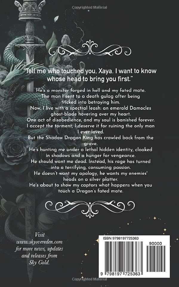 Dragon Damocles: A Fated Mates Dragon King Romance (Shadow Dragon Kings) by Sky Gold