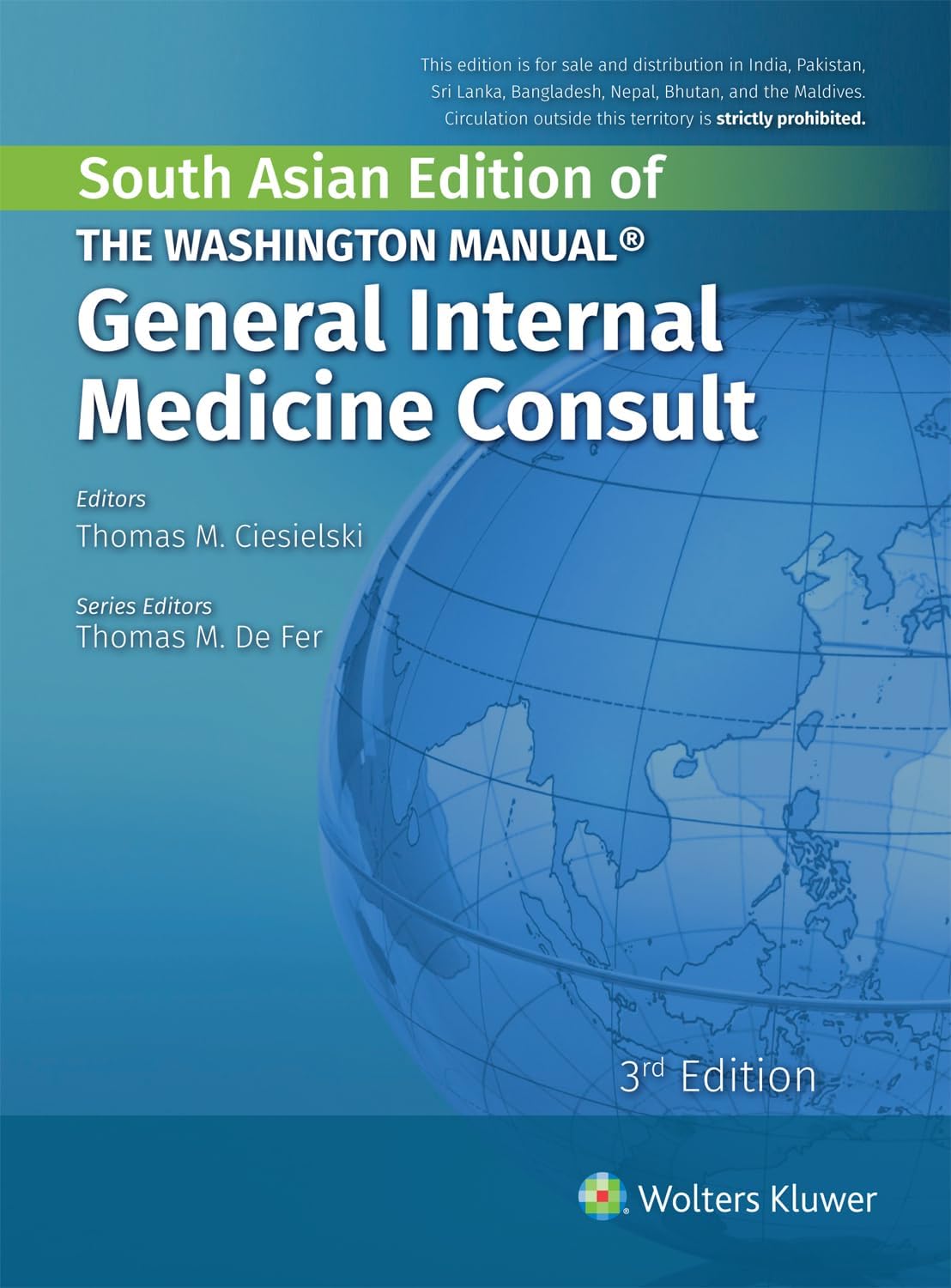 The Washington Manual General Internal Medicine Consult 3Ed (Pb 2018) by Ciesielski