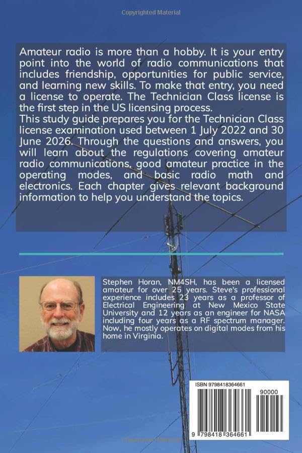 Amateur Radio Technician Class Licensing: For 2022 through 2026 License Examinations by Stephen Horan