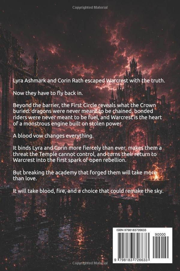 Blood Vow at Warcrest: A Fated Mates Dragon Rider Academy Romantasy (My Dragon Rider Romance) by Krystal Webb
