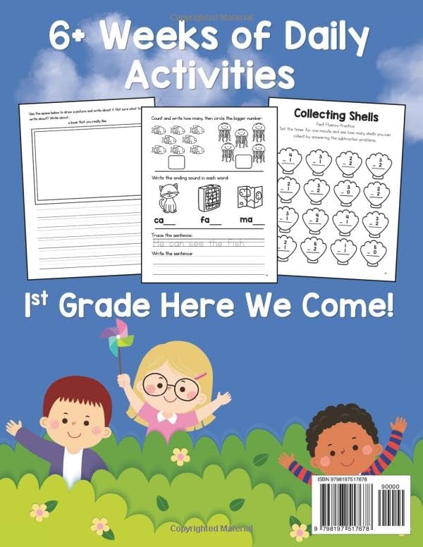 Ready Made for First Grade: A Kindergarten Summer Learning Workbook for the Summer Before First Grade by Hadar Hartstein