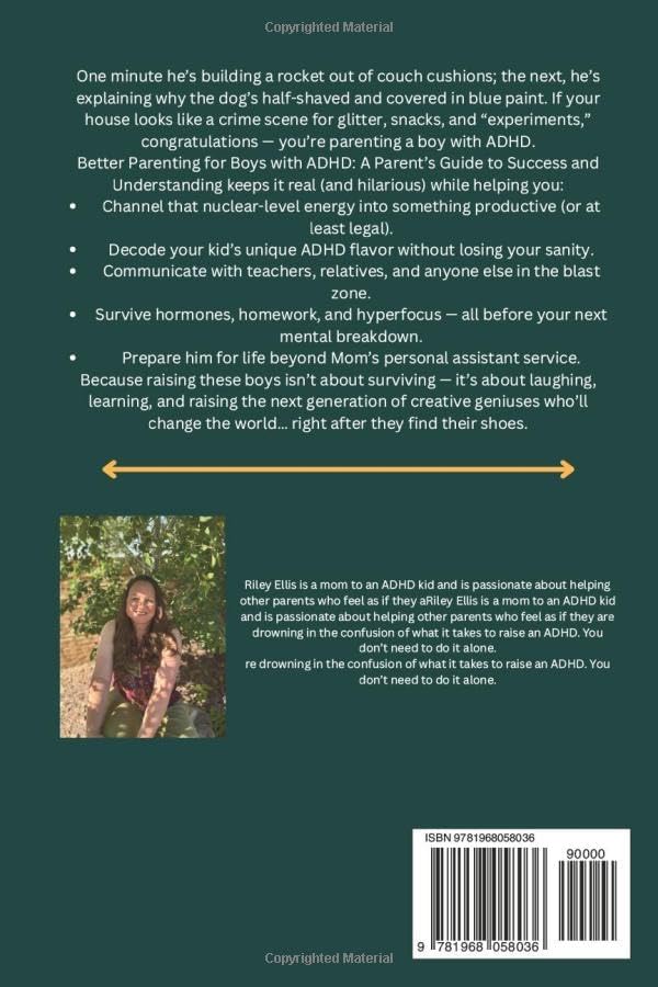 Better Parenting for Boys with ADHD: A Parent's Guide to Success and Understanding (Real Life with ADHD) by Riley Ellis
