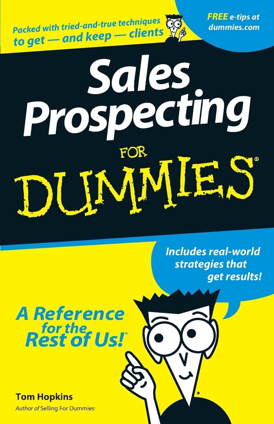 Sales Prospecting For Dummies by Tom Hopkins