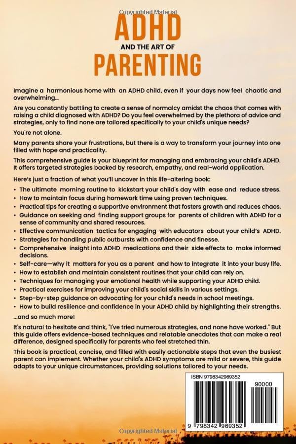 ADHD AND THE ART OF PARENTING: Balancing Love, Patience, and Understanding in a High-Energy World by Daniel Powers