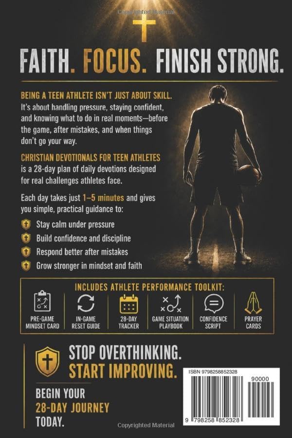 Christian devotionals for teen athletes: A 28-Day Plan of Daily Devotions to Build Mental Toughness, Strong Mindset, and Faith for Young Athletes by Axton Vale