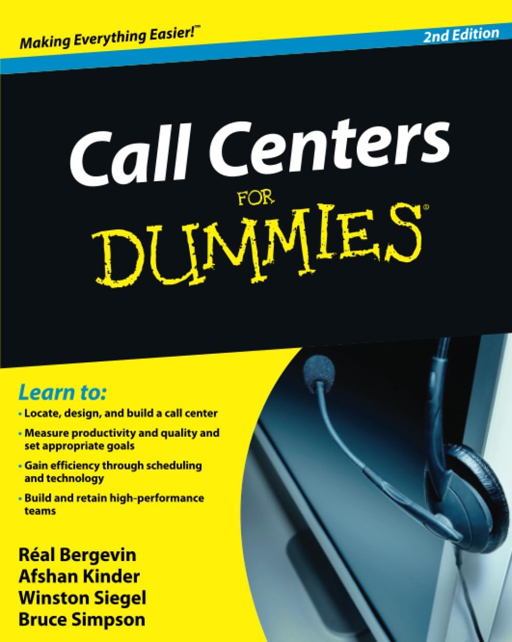 Call Centers For Dummies by Real Bergevin