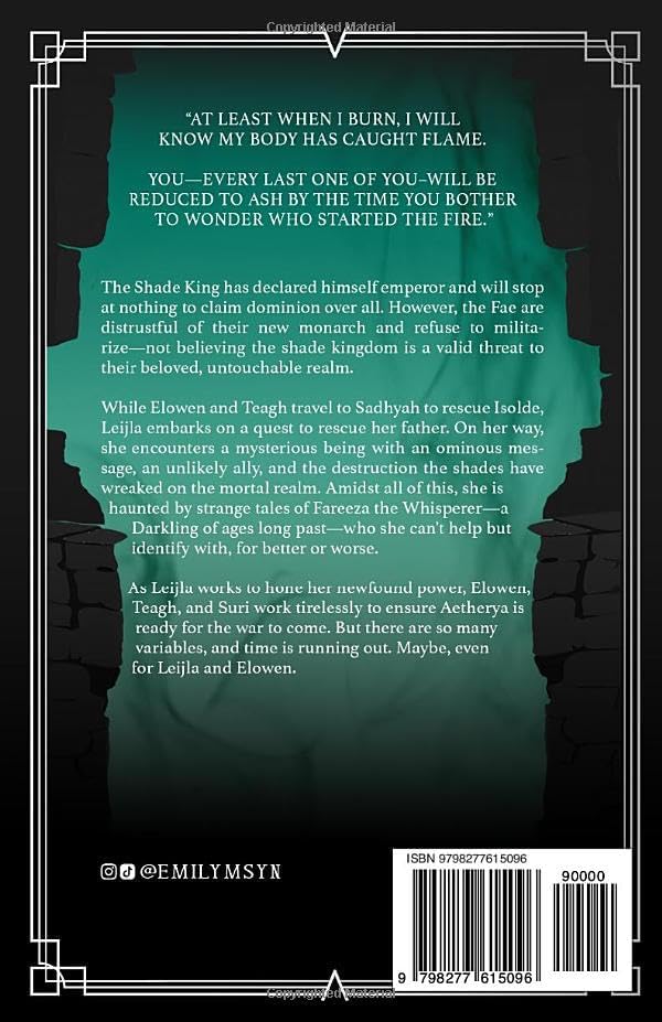 Of Venom and Virtue: Book II of The Darkling Series by Emily M. Syn