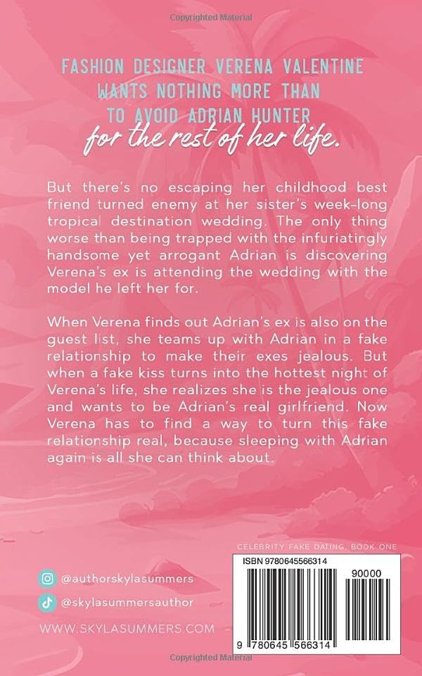 Fake Dating Adrian Hunter: A Spicy Enemies to Lovers, Fake Relationship Romance (Celebrity Fake Dating) by Skyla Summers