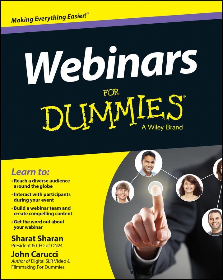 Webinars For Dummies by Sharat Sharan