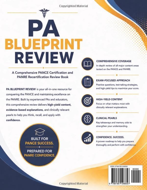 PA Blueprint Review: Cardiovascular, Dermatologic, and Endocrine Systems — A Clinical Reference and Board Review for the PANCE and PANRE (PA Blueprint ... Recertification Review Book 4 Volume Series) by PA Blueprint Review