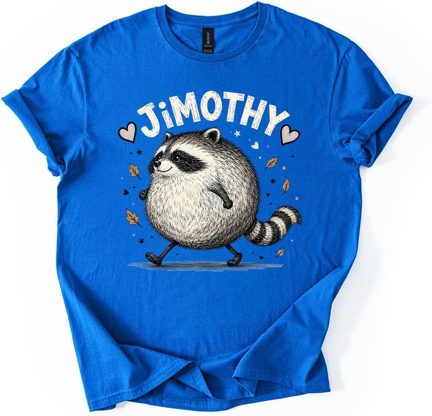 Jimothy Chubby Raccoon Cute Graphic Tee