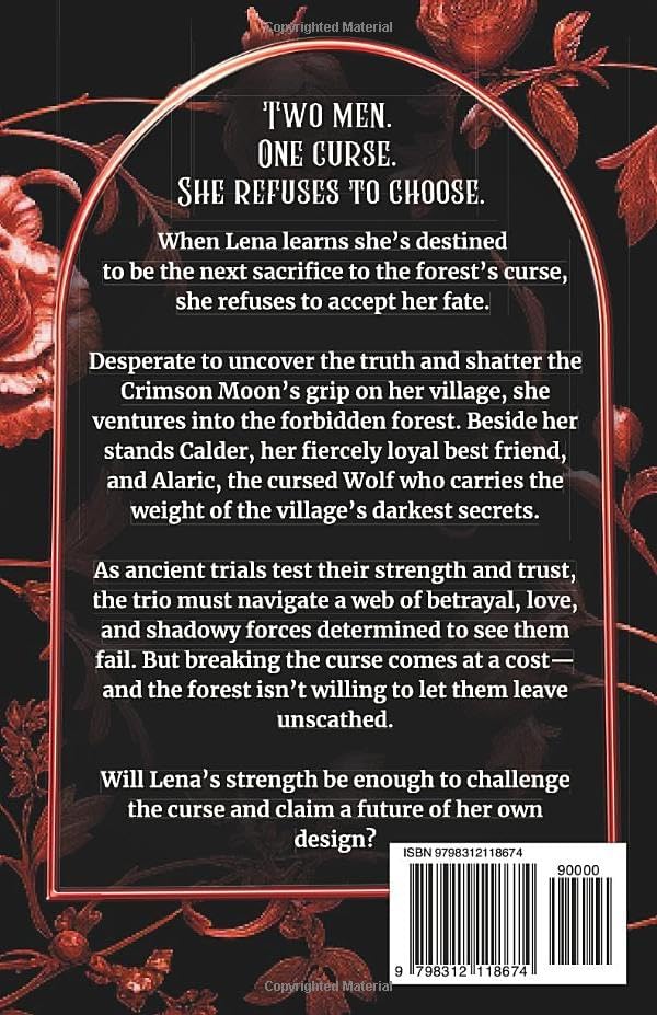 Cursed by the Crimson Moon: A Dark Why-Choose Red Riding Hood Retelling (Twisted Curses: A Collection of Dark Fairytale Retellings) by Ava Zoe