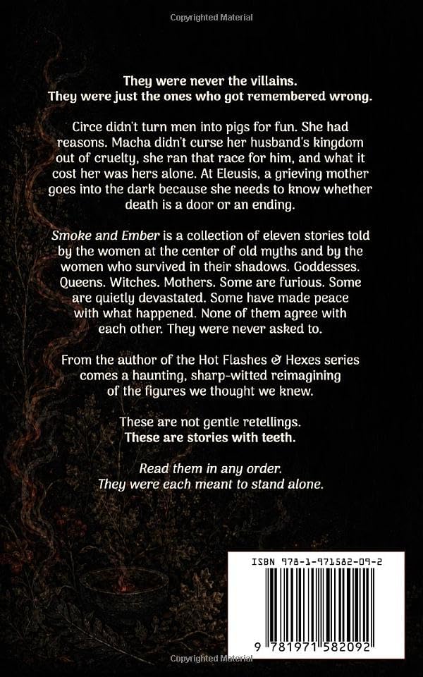 The Fire Keeps: Feminist Mythology Retellings: Witchy Short Stories of Goddesses, Witches, Queens, and Women from Myth and Folklore (Smoke & Ember) by Ivy Spellman