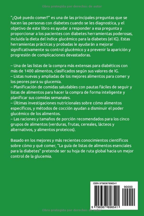 La Tabla de Alimentos Para Diabéticos: 1400+ alimentos con bajo índice glucémico para comer — Guía de planificación de comidas y alimentación sana para diabéticos (Spanish Edition) by Dr. H. Maher