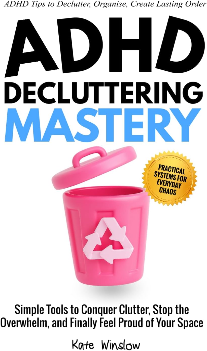 ADHD Decluttering Mastery: Simple Tools to Conquer Clutter, Stop the Overwhelm, and Finally Feel Proud of Your Space by Kate Winslow