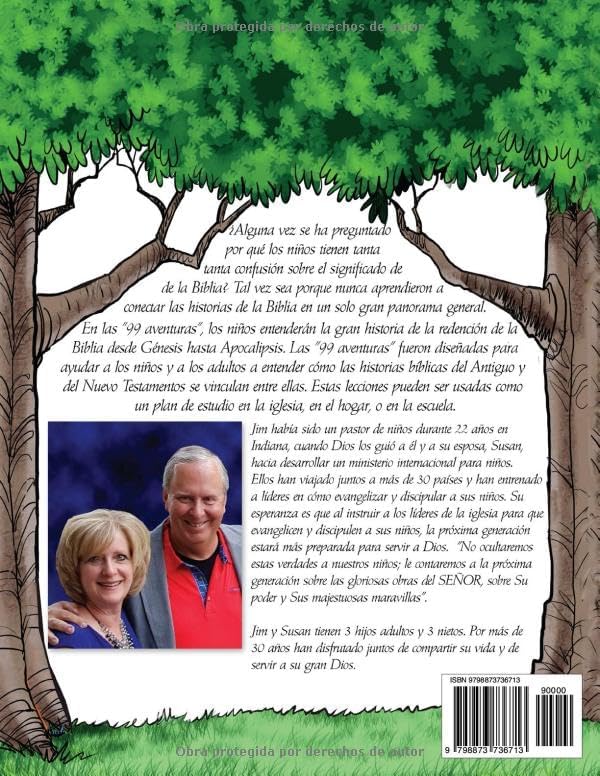 99 Aventuras en la Gran Historia de la Biblia Libro de Colorear (Spanish Edition) by Dr. Jim Cook