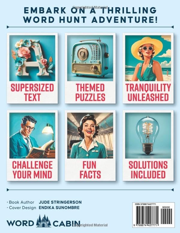 Jumbo Big Print Word Search Book for Adults and Seniors by Jude Stringerson