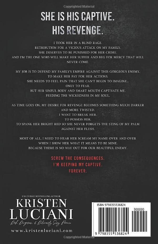 Dirty Devil: A Dark Mafia Enemies to Lovers Romance (Vengeful Villains) by Kristen Luciani