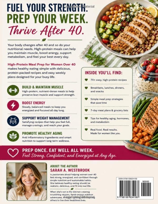 High Protein Meal Prep for Women Over 40: Simple Weekly Plans for a Stronger, Healthier You by Sarah A. Westbrook
