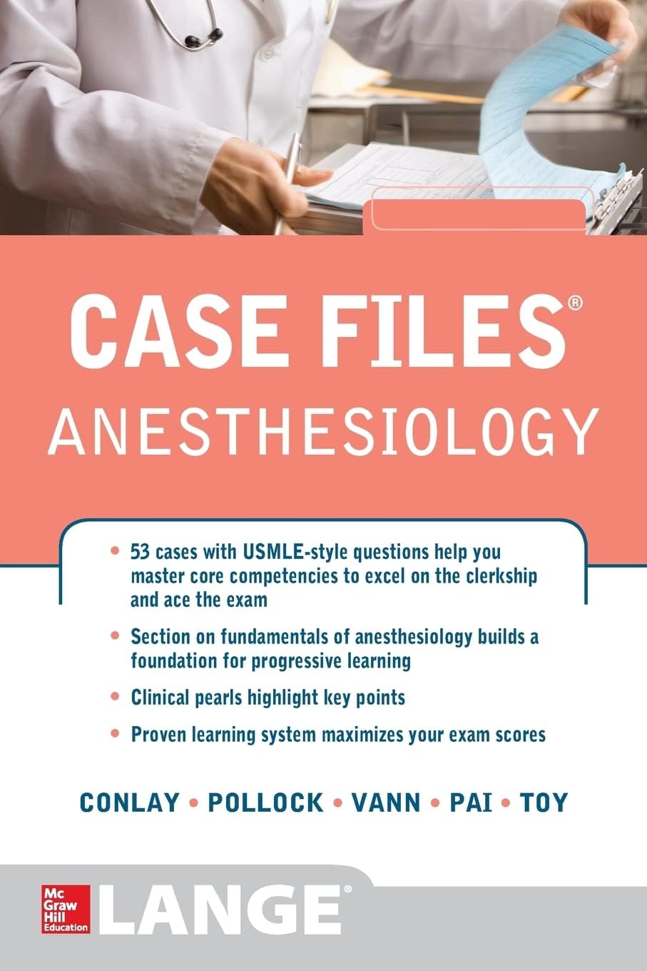 Case Files Anesthesiology (LANGE Case Files) by Lydia A. Conlay
