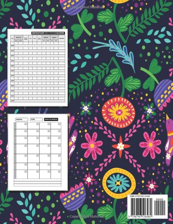 HAM Radio Station Log Book: Journal and Logbook For HAM Radio Operators. With Bonus Undated Calendar by Albert M. Riddick