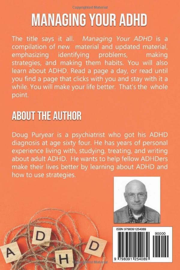 Managing Your ADHD by Douglas A Puryear