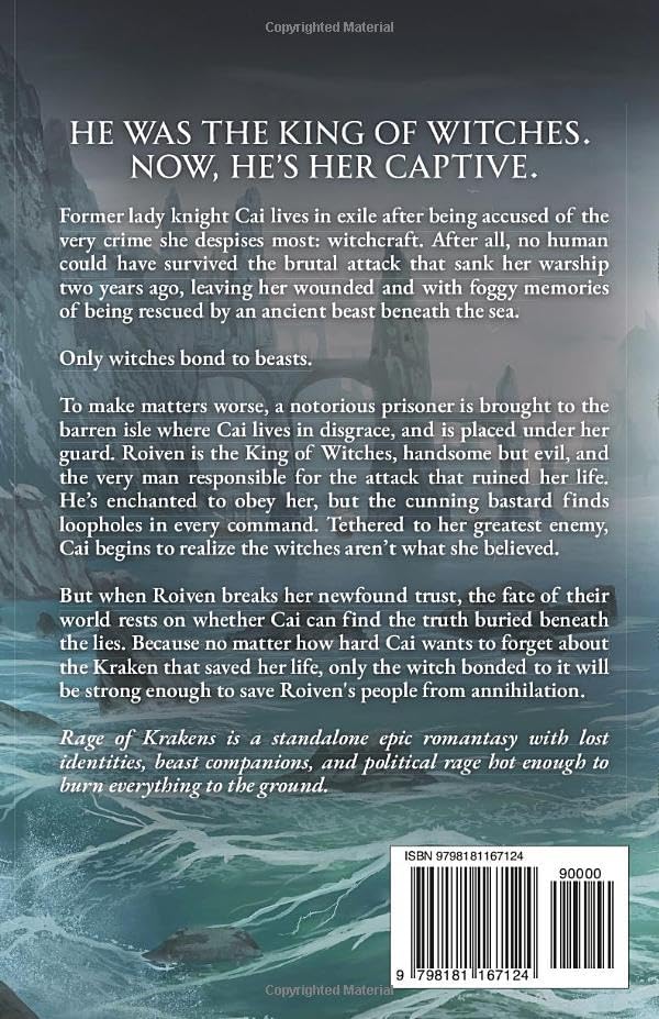 Rage of Krakens: An Epic Standalone Romantasy with Enemies to Lovers and Bonded Creatures by Juliette Caruso