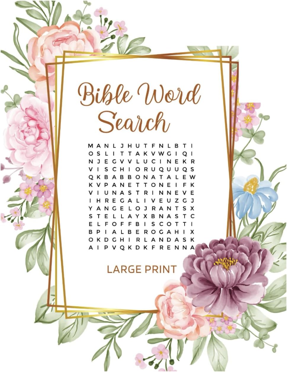 Big Bible Word Search Books for Adults Seniors, and Teens - Large Print:: Words Puzzles for Seniors with 630 Unique Words to Find | 8.5x11 inches, 35 Pages by Newham Publishing