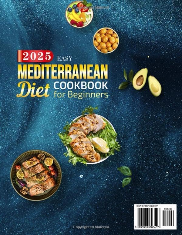 2025 Easy Mediterranean Diet Cookbook for Beginners: 2000 Days Healthy, Quick & Delicious Recipes Book to Improve Your Wellbeing | Incl. a No-Stress 30-Day Meal Plan by Ferutreira Carutalut