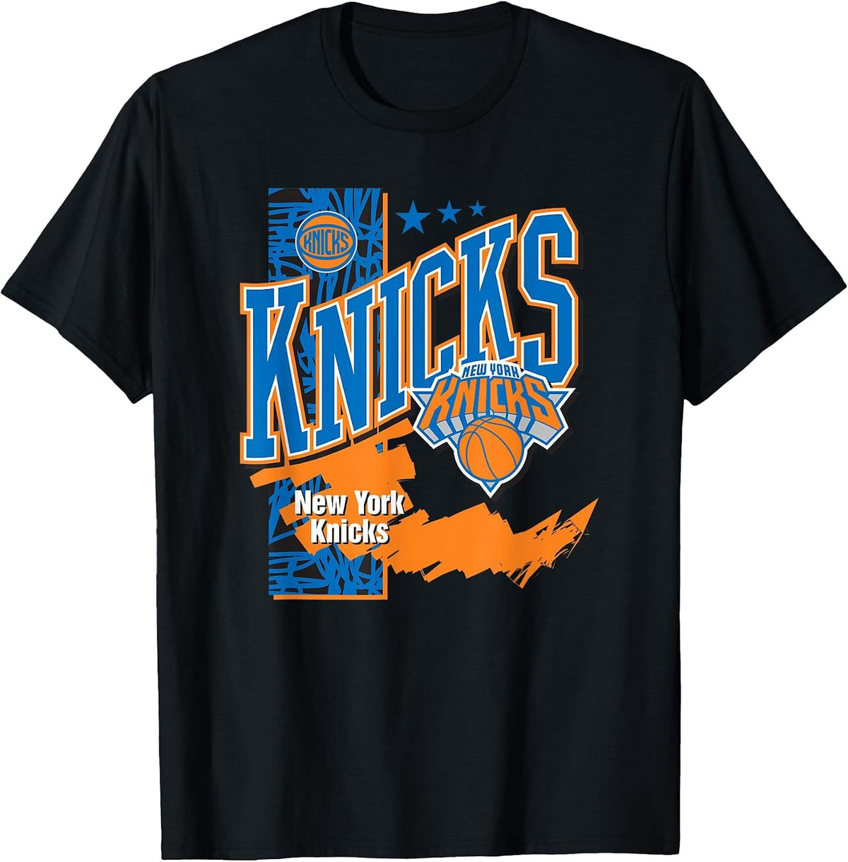 NBA Official New York Knicks Barred Player T-Shirt