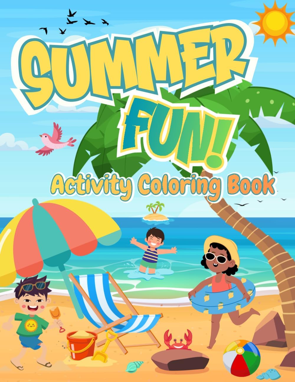 Summer Fun! Activity Coloring Book by Mrs. Z.