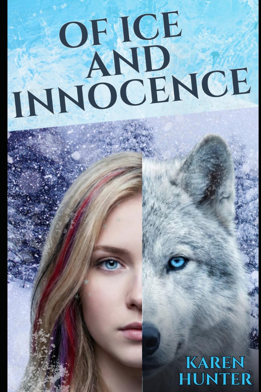 Of Ice and Innocence: A steamy forbidden love, enemies to lovers romantasy (The Dragon's Flame) by Karen Hunter