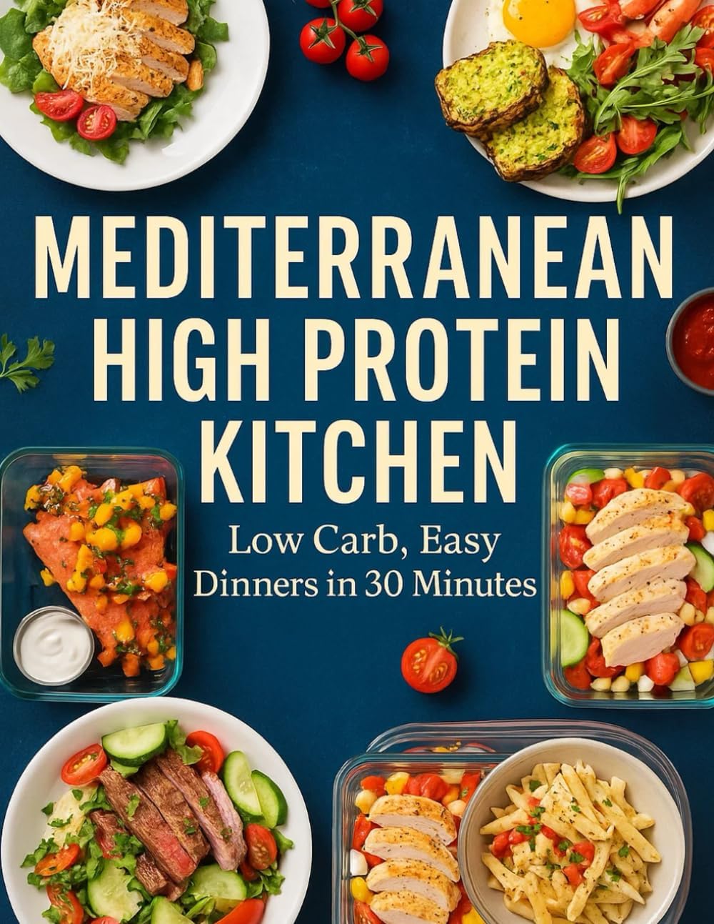 Mediterranean High Protein Kitchen; Low Carb, Easy Dinners in 30 Minutes by Savanna Reichel