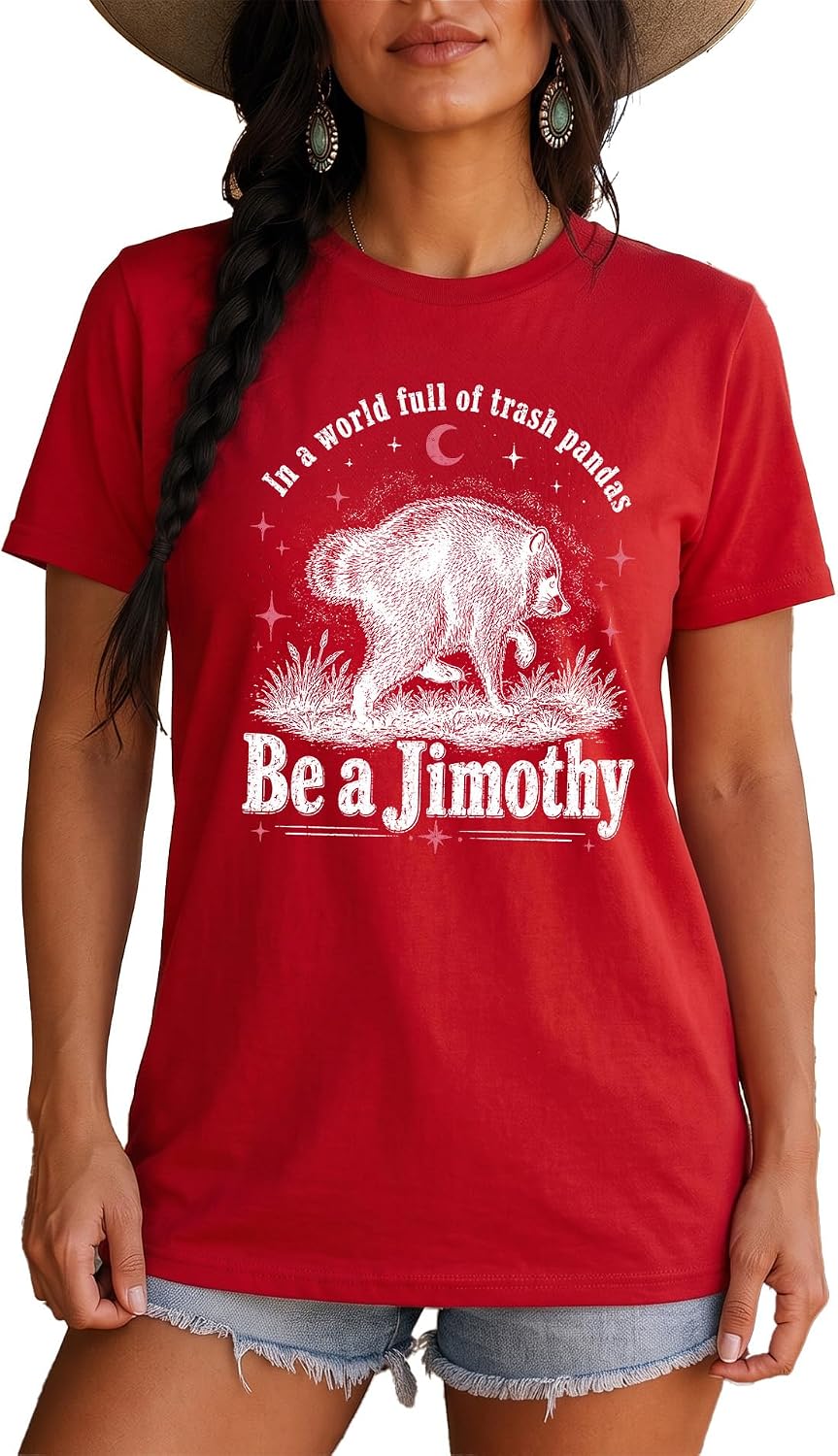 Be A Jimothy Raccoon Graphic Tee