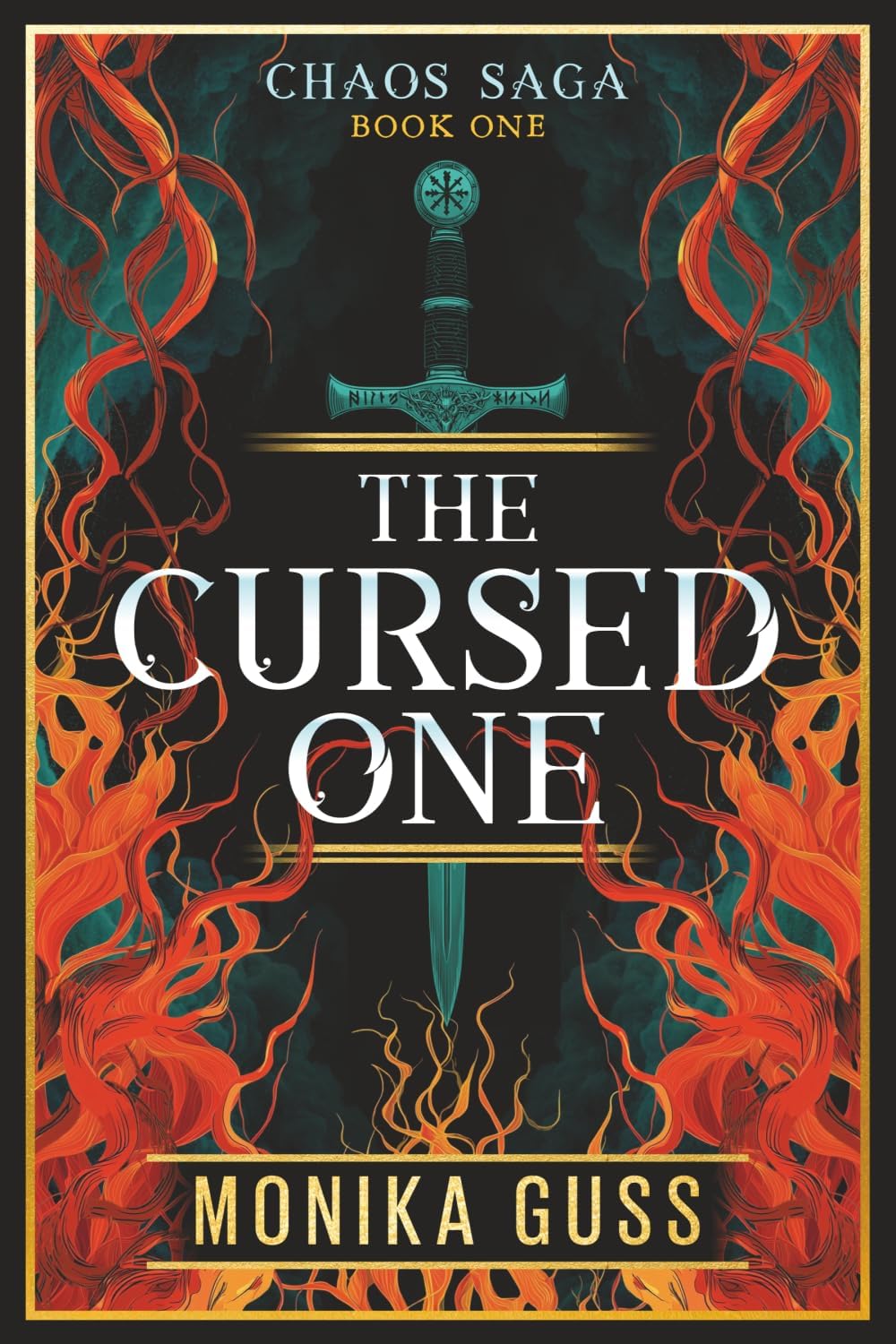 The Cursed One: A Slow-Burn Enemies-to-Lovers Romantasy (Chaos Saga) by Monika Guss