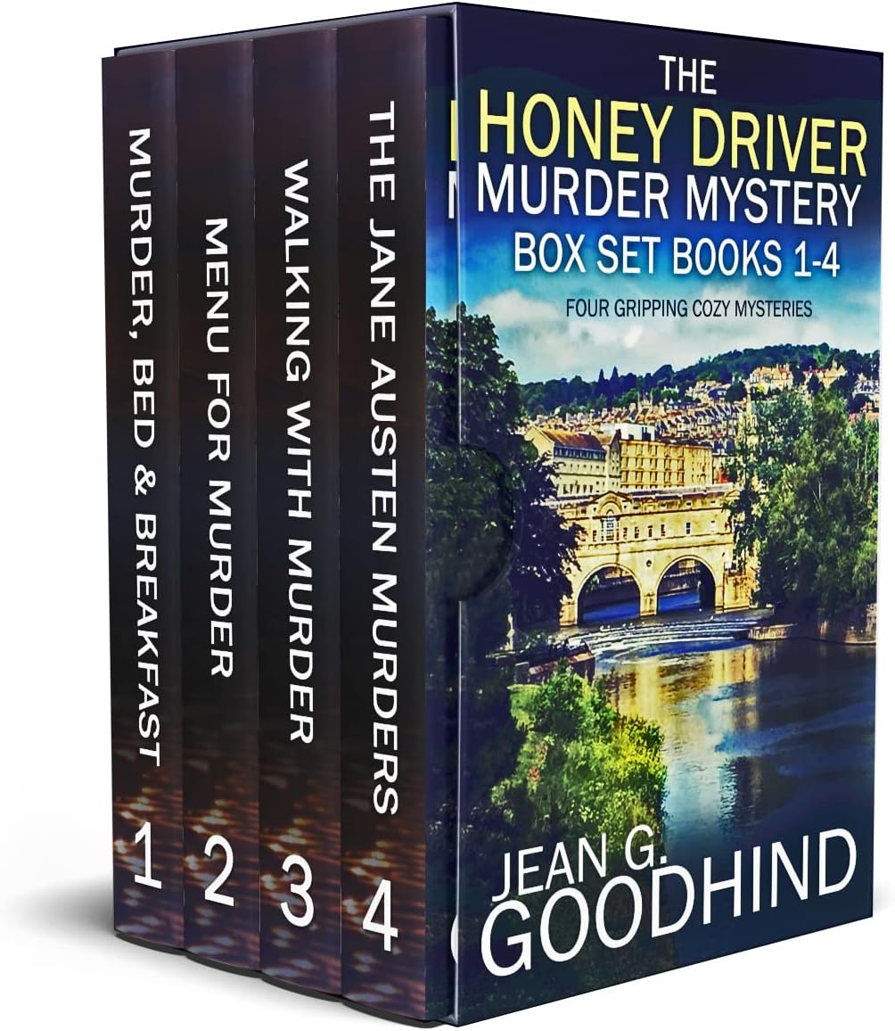 THE HONEY DRIVER MURDER MYSTERY BOX SET BOOKS 1–4 four gripping cozy mysteries full of twists (Enchanting cozy murder mystery box sets) by JEAN G. GOODHIND