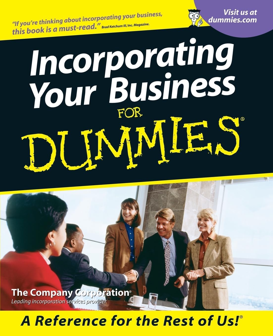 Incorporating Your Business For Dummies by The Company Corporation