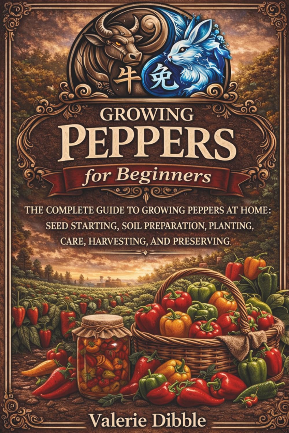 Growing Peppers for Beginners: THE COMPLETE GUIDE TO GROWING PEPPERS AT HOME: SEED STARTING, SOIL PREPARATION, PLANTING, CARE, HARVESTING, AND PRESERVING (The Ox n Rabbit Homestead Guide Series) by Valerie Dibble