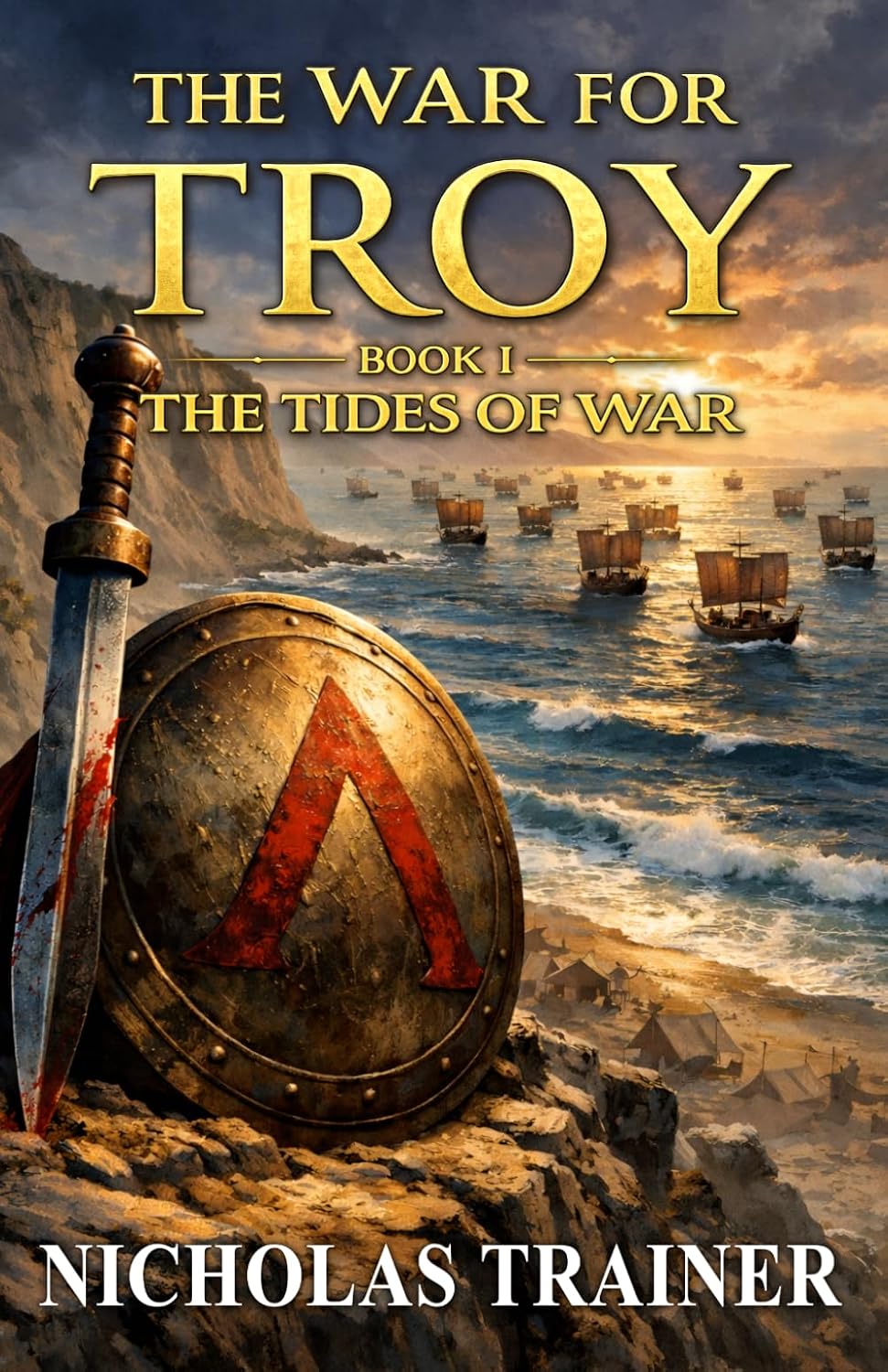 The War For Troy Book 1 The Tides of War: The Trojan War & Ancient Greece Mythology Retold In The Blood & Steel Universe (Nicholas Trainer's Blood & Steel Collection) by Nicholas Trainer