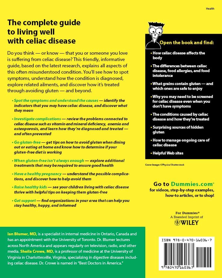 Celiac Disease For Dummies (For Dummies Series) by Ian Blumer