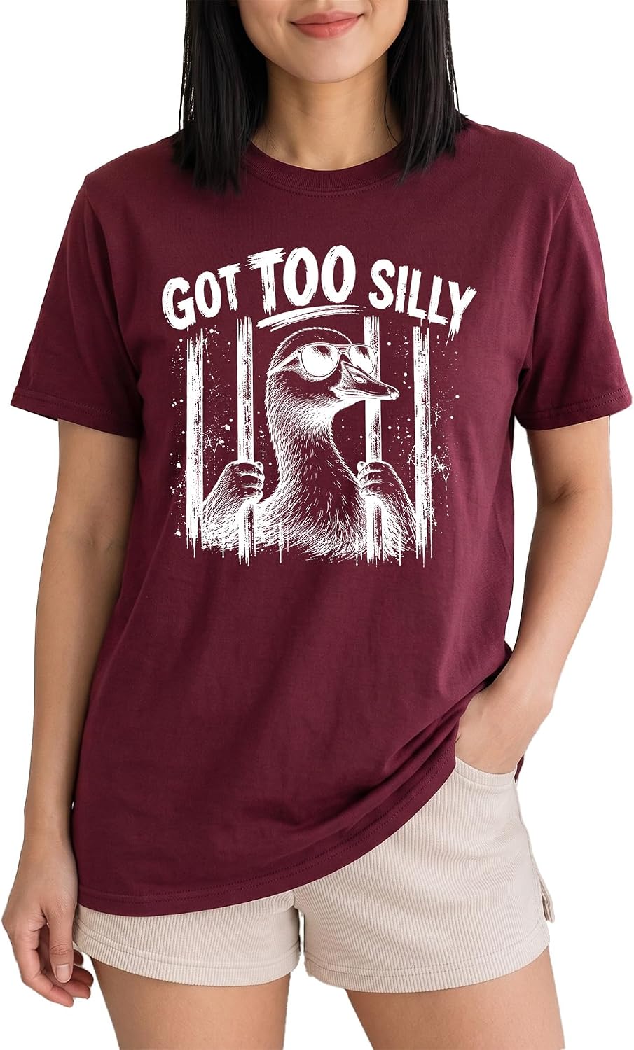 Got Too Silly Goose Jail Funny Shirt
