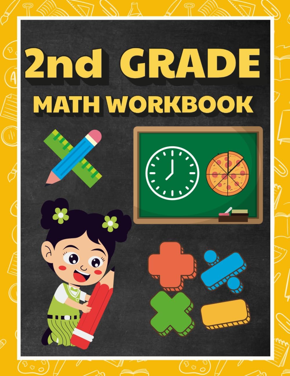 2nd Grade Math Workbook for Kids Ages 6 to 8: Addition & Subtraction, Fractions, Money Math, Homeschool Math, Summer Workbook Grade 2-3 by DigiDiscover Press