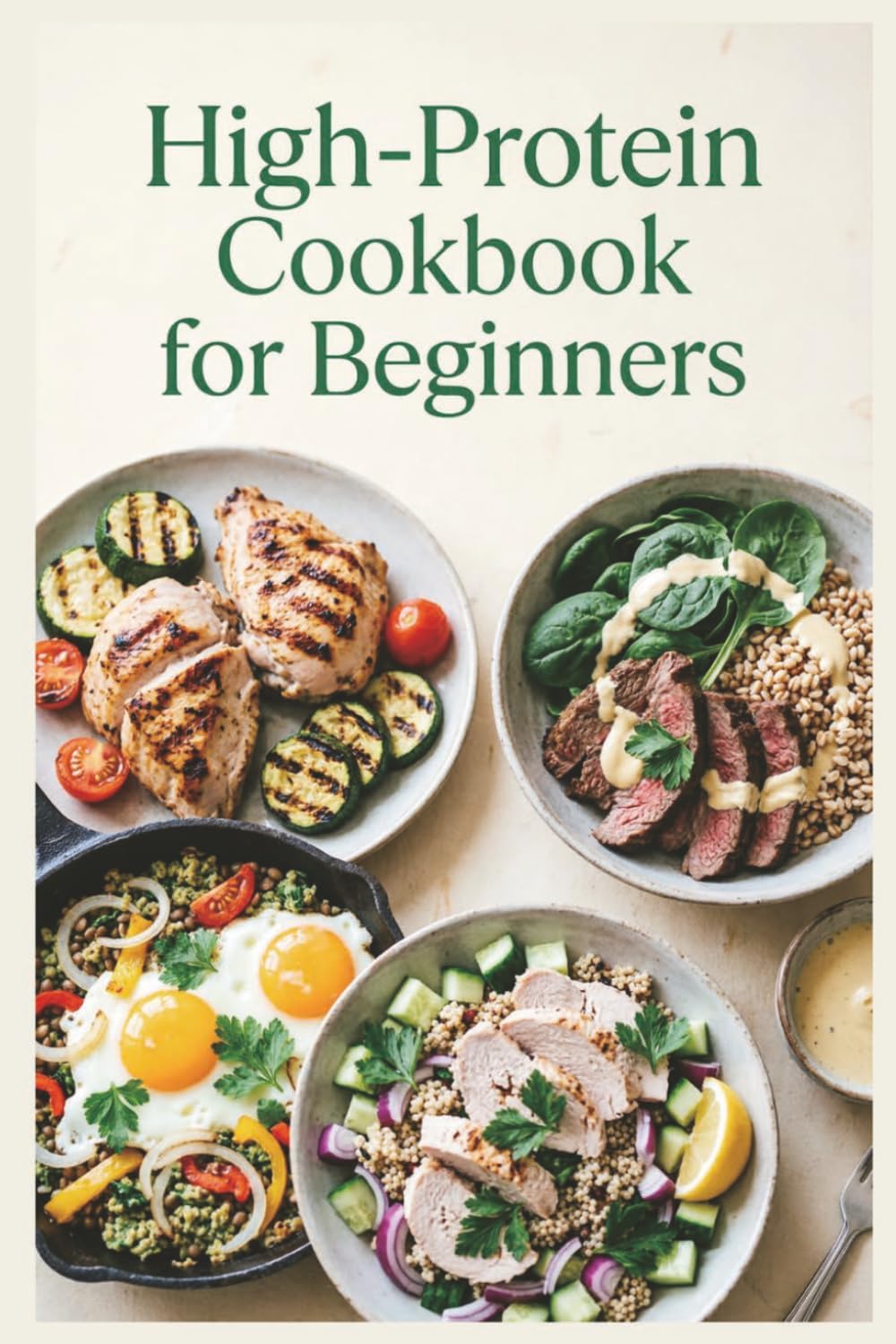High-Protein Cookbook for Beginners: Simple Recipes, a Practical Meal Plan, and Everyday Foods for Muscle Maintenance, Satiety, and Balanced Energy Throughout the Day (Healthy Recipes) by Luke Cash