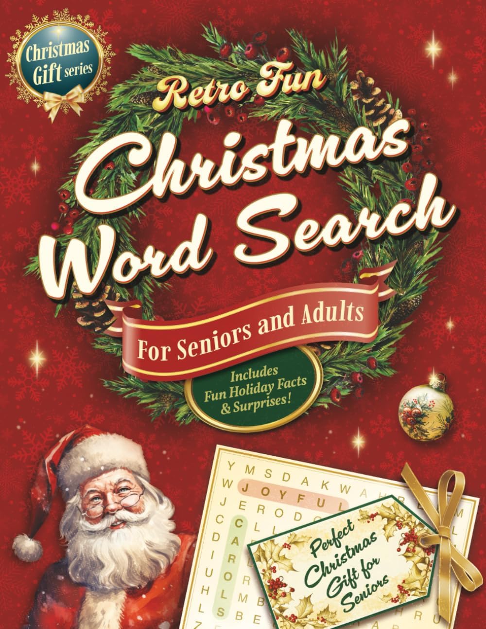 Retro Fun Christmas Word Search for Seniors & Adults: Festive Large Print Puzzle Book to Relive the Magic of the Holidays with Joy & Nostalgia by Retro Fun