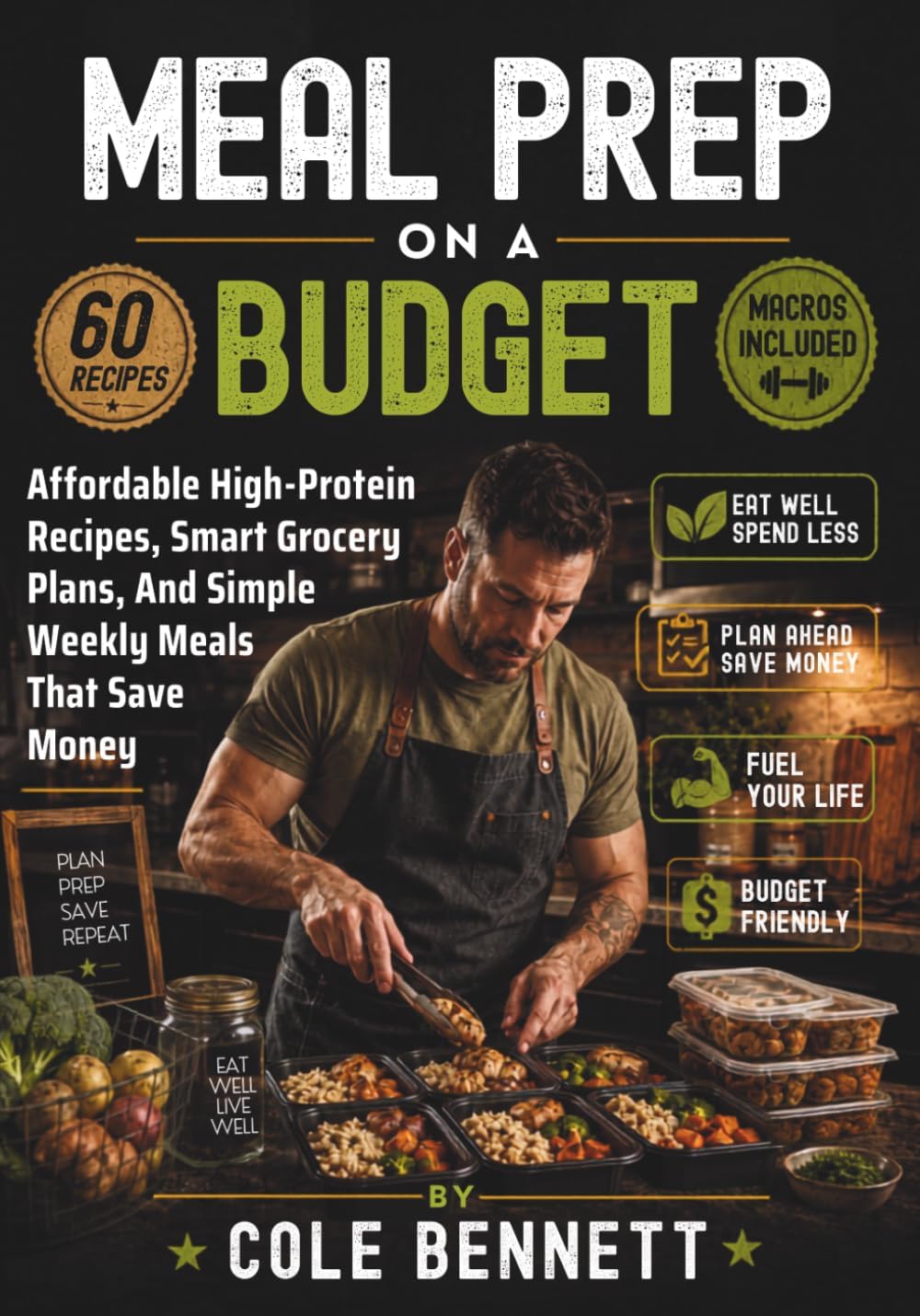 MEAL PREP ON A BUDGET: Affordable High-Protein Recipes, Smart Grocery Plans, And Simple Weekly Meals That Save Money (BEAU LYONS KITCHEN) by Cole Bennett